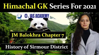 Himachal Gk for HAS 2021 | History of Sirmour | Sirmaur District | - HP GK For HAS and Allied Exams