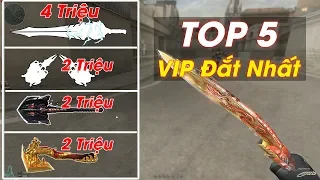 TOP 5 Cận Chiến VIP Đắt Đỏ Nhất Đột Kich - Rùa Ngáo