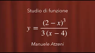 Esercizio 1: Studio completo di funzione fratta