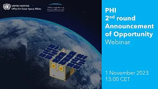 Payload Hosting Initiative (PHI) 2nd Round Announcement of Opportunity Webinar