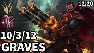 Graves Jungle vs Viego - Ranked Challenger - Patch KR 12.20