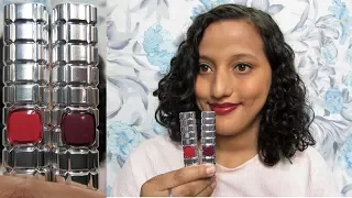 New* L'oreal Paris Shine On By Color Riche Lipsticks India Review and Swatches India