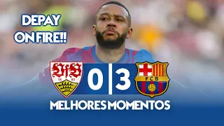 Stuttgart 0 X 3 Barcelona|Melhores Momentos|Amistoso 31/07/2021!!