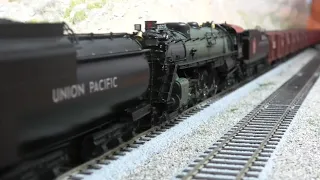 HO scale double header steam run short video