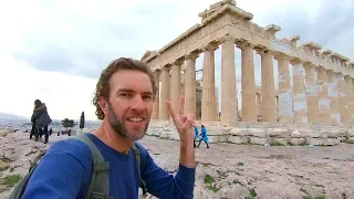 Exploring ATHENS, GREECE: Walking to the Acropolis