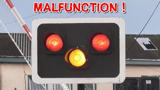 Crazy Railway Crossing Lights Malfunction