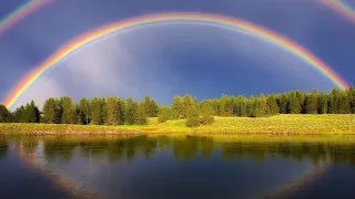 Волшебное явление природы - Радуга!