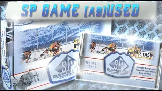 SP Game (ab)USED?!? - 21-22 Upper Deck SP Game Used - Hockey Card Break