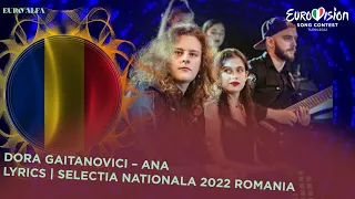 DORA GAITANOVICI - ANA | SNESC FINALIST 2022