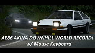 4:45:056 Akina Downhill Record in AE86 Stock [No Tyre Blankets] w/ Mouse Keyboard