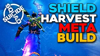 NEW Shield Harvest Meta Build in Suicide Squad Kill The Justice League!