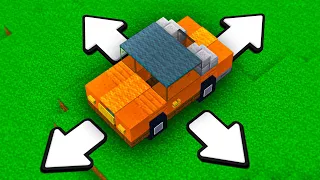 I Built a DRIVABLE Car in Minecraft Vanilla!