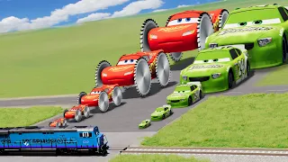 Big & Small Brick Yardley vs Big & Small Lightning Mcqueen with Saw Wheels - which is best?