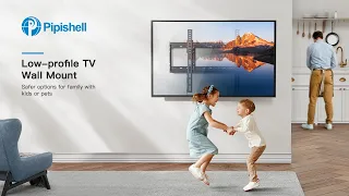 Pipishell PILTK4 Low-Profile Tilt  TV Wall Mount Bracket for Most 37″-75″ TVs
