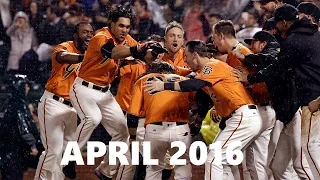 MLB | Walk Off Wins | April 2016