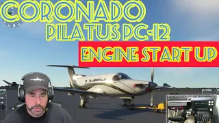 Pilatus PC-12 Created Carenado Startup Tutorial | Engine Start UP #msfs #microsoftflightsimulator