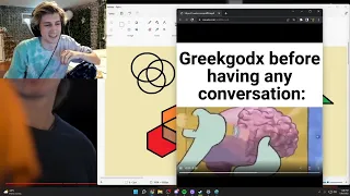 xQc while having a conversation with Greek