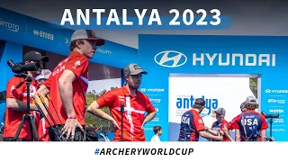 USA v Denmark – compound men team gold | Antalya 2023 World Cup S1