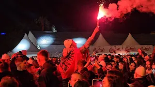 Shqiperia - Ishujt Faroe. Festa ne Fans Zone duket me bukur se ne stadium.