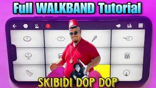 FULL WALKBAND TUTORIAL - Skibidi Dop Dop × Bloody Mary | How To Loop/Repeat