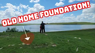 We found an ABANDONED Home Site While Exploring our Land!