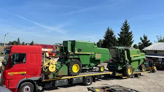 Відвантажили в Україну🇺🇦🔥 два Свіжопривезених комбайни John Deere в гарному стані! 950 та 975