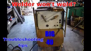 Miller big 40 troubleshooting