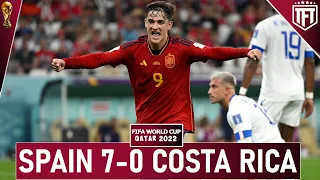 Spain DESTROY Costa Rica! Spain 7-0 Costa Rica FIFA World Cup Fan Highlights & Reaction Show