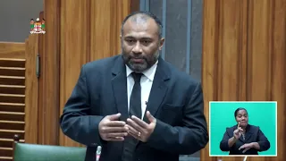 Fijian Minister for Health response on counselling services available to Frontline workers