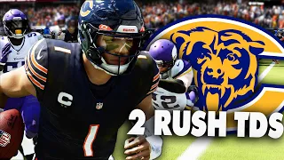 Justin Fields Has a Monster Rushing Touchdown Finally! Madden 24 Chicago Bears Franchise