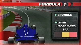 Formula 1 (1995) ps1 gameplay: Spa-Francorchamps - Martin Brundle (Hard)