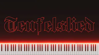 Teufelslied piano | Grüne Teufel piano | Чёртова песня на пианино | Burgundian lullaby piano