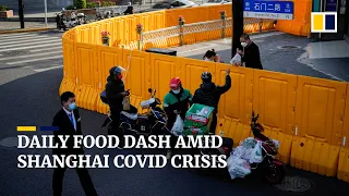 Covid wave paralyses Shanghai’s food deliveries
