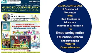 Making Education Relevant-Confluence of Global Educators & Motivators | 13 July, 2020