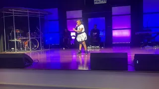 Taylor-Brinaé sings Forever Jones “He Wants It All” at Church for the first time!!