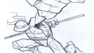 How To Draw Ninja Turtle in 15 Min - Jason Brubaker