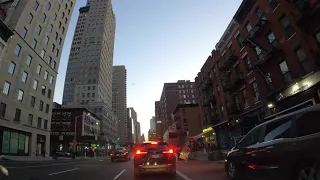 Driving Downtown - 2nd Avenue 4k - Manhattan - Midtown - Downtown - New York City 4K - USA