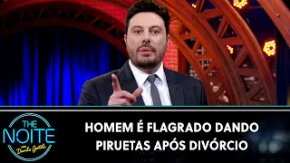 Felicidade contagiante do caminhoneiro depois do divórcio | The Noite (24/08/23)