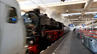 TRAXX snelt met stoomtrein Amsterdam - Neuss door Duivendrecht! // Pulled steam train NL-DE, 14-8-22