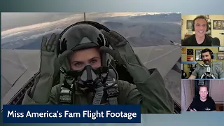 Miss America F-16 Flight Footage (Fighter Pilots React/Breakdown)