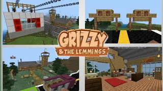 Minecraft PE grizzy and the lemmings upgraded world download direct link 🔗