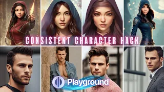 Playground AI Consistent Character Hack No Training Required