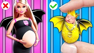 RICH VAMPIRE MOM vs POOR VAMPIRE MOM in Jail || Cool Parenting Hacks & Hilarious Moments