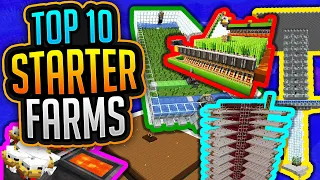 🏠 TOP 10 STARTER FARMS✨ Minecraft 1.20 ✨ ErikOnHisPeriod