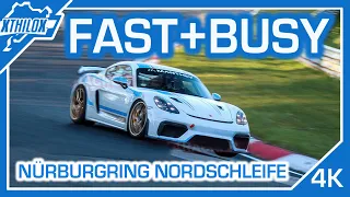 Fast + trafficlicious Lap in my PORSCHE 718 GT4 on NÜRBURGRING NORDSCHLEIFE BTG 4K POV DJI Action 3