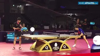 Ma Long versus Lin Gaoyuan in the Qatar Open men's singles final