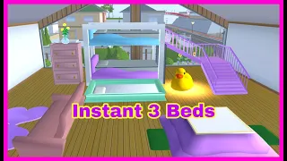 Basic Tutorial : Functional Bunk Bed for Triplets in Sakura School Simulator