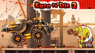 #22 Зомби Машины Новые видео игры Ерн ту Дай 2 Earn to Die прохождение игры