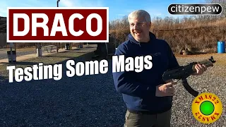 Draco AK 9mm Pistol - Testing Various Brand Mags