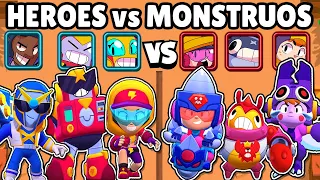 HÉROES vs MONSTRUOS | CUAL ES EL MEJOR TRIÓ de BRAWLERS? | OLIMPIADAS de BRAWL STARS